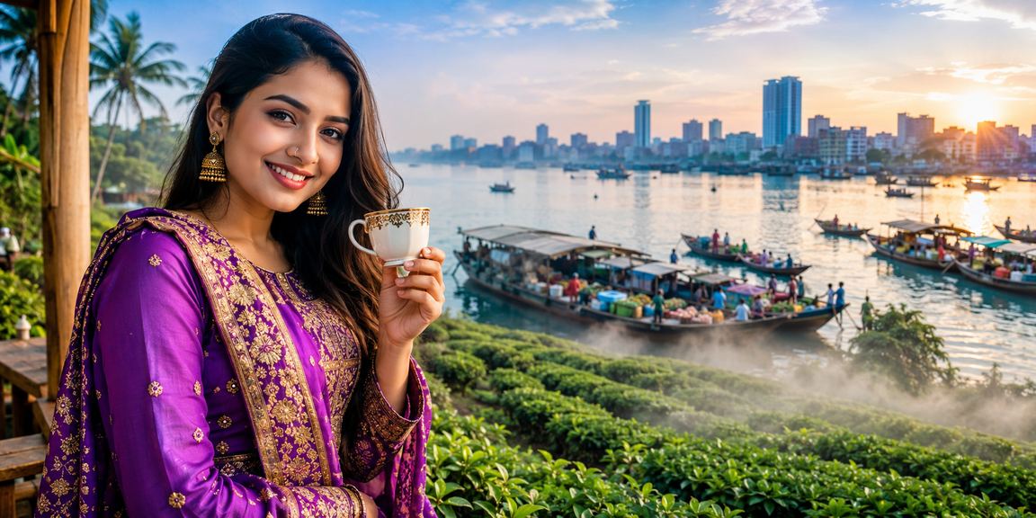 বরিশালের চা বাগানে ক্যাসিনো বেটিং প্রোমোশন দৃশ্য