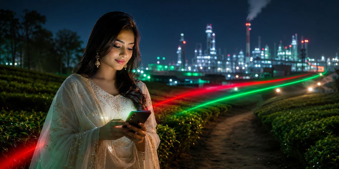 গাজীপুরে মোবাইলে ক্যাসিনো গেমের লাল-সবুজ থিম