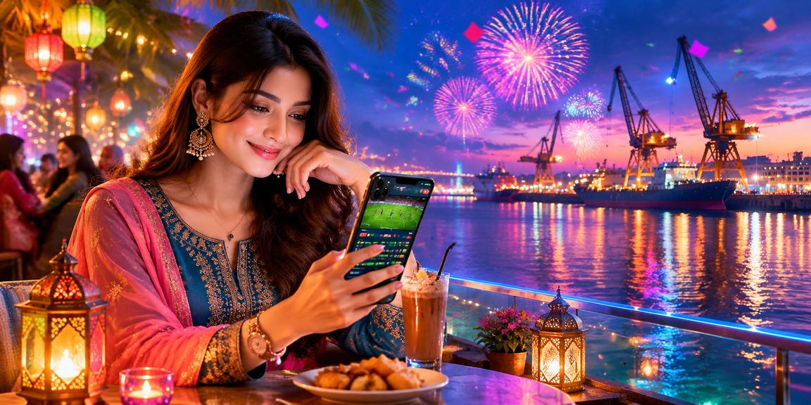 খুলনায় মোবাইলে ঈদ উৎসবে ক্যাসিনো গেম খেলার দৃশ্য